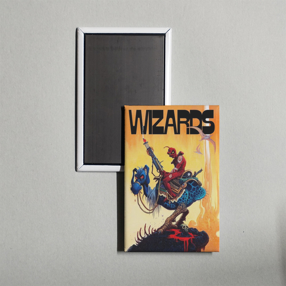 Wizards Mini Movie Poster Fridge Locker Magnet