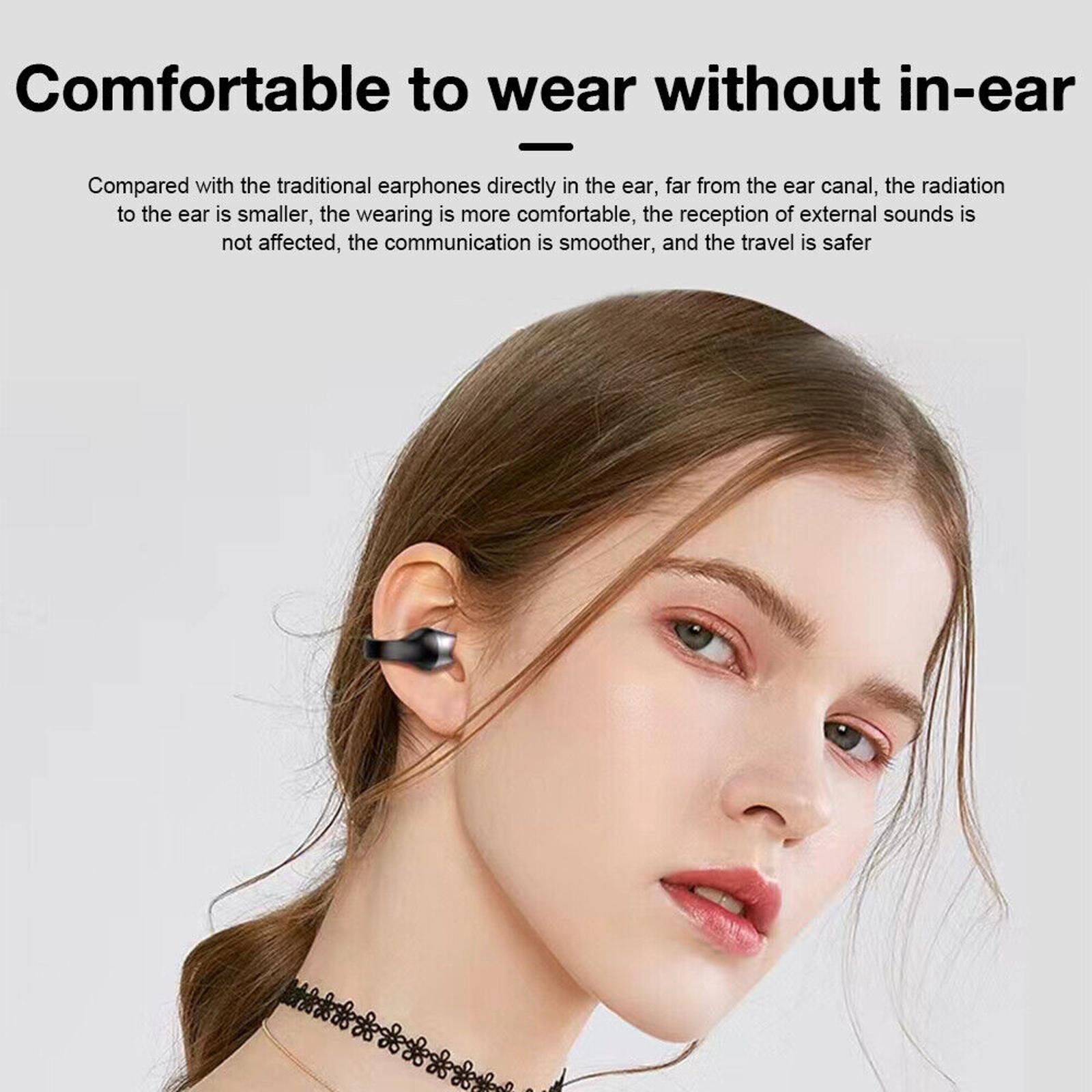 Bone Conduction Earbuds Wireless Bluetooth 5.2 Headphone HiFi Stereo Headset