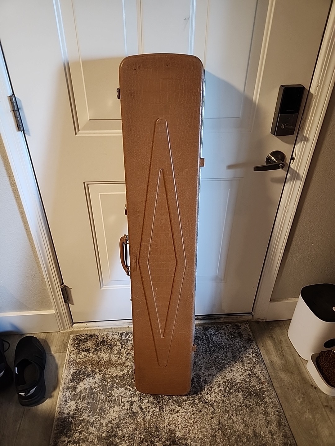 Vintage Doskocil Gun Guard Hunting Rifle Hard Padded Case 48" No Key Broke Clasp