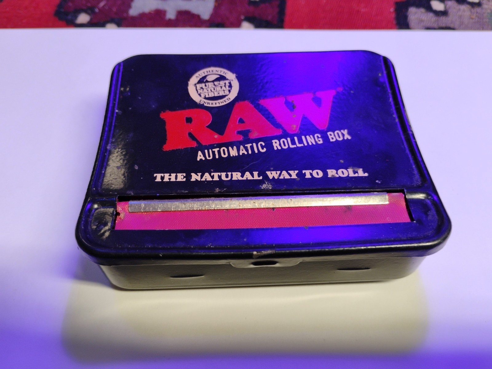 79Mm Adjustable Automatic Cigarette Rolling Box (RED)