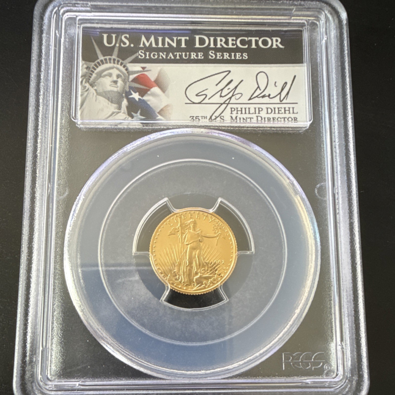 United States Mint Gold Eagle $5 PCGS PR69DCAM Proof 1/10 oz 1992