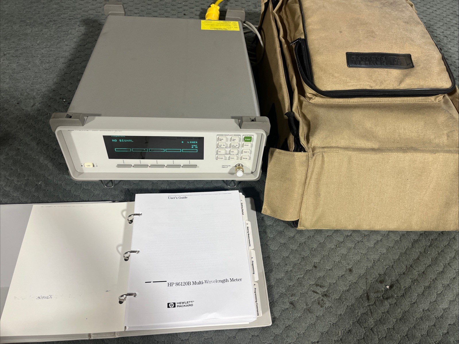 Hewlett Packard 86120B Multi-Wavelength Meter 700-1650 nM