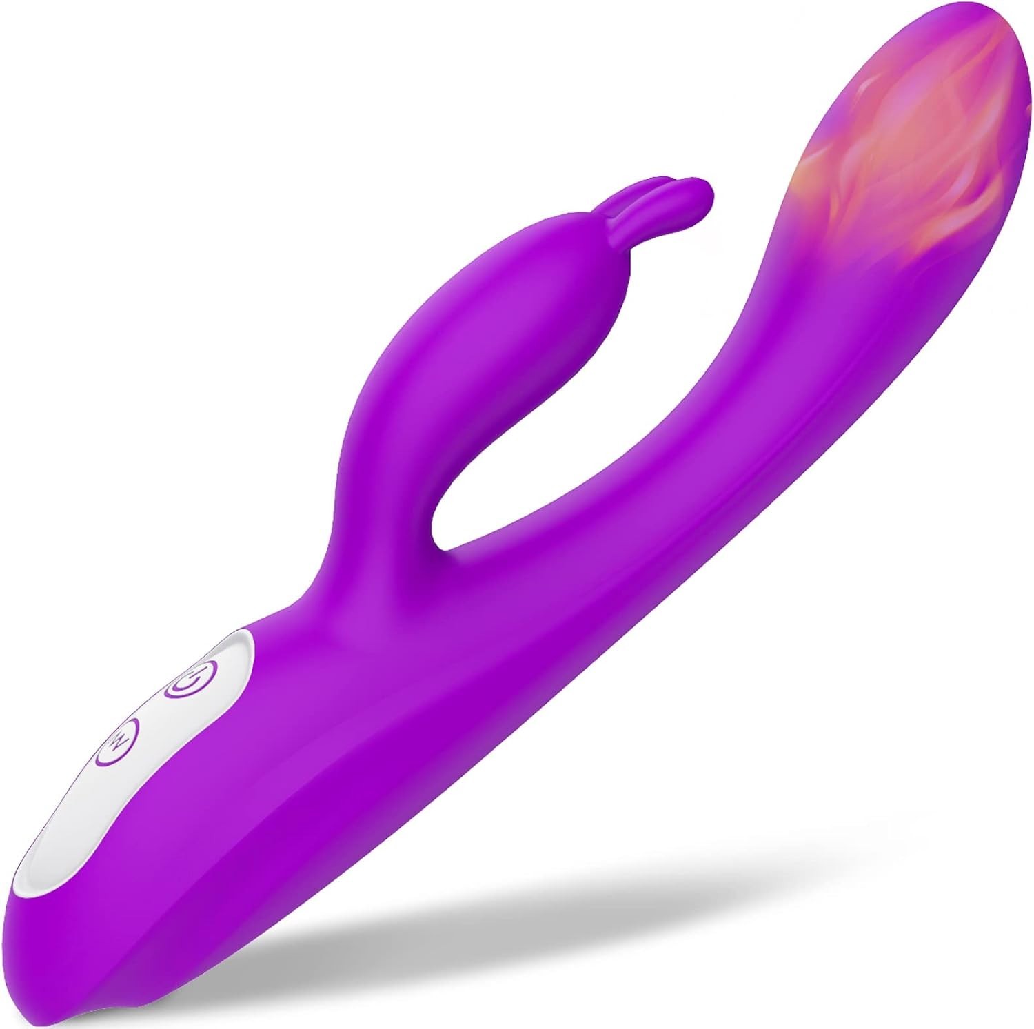 G Spot Rabbit Vibrator with Heating Function and Bunny Ears for Clitoris G-sp...