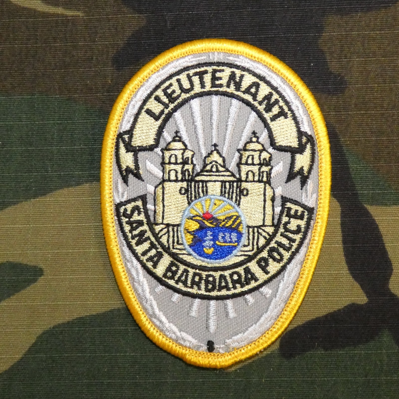 Vintage City of Santa Barbara Police Lieutenant Chest Patch (CA)