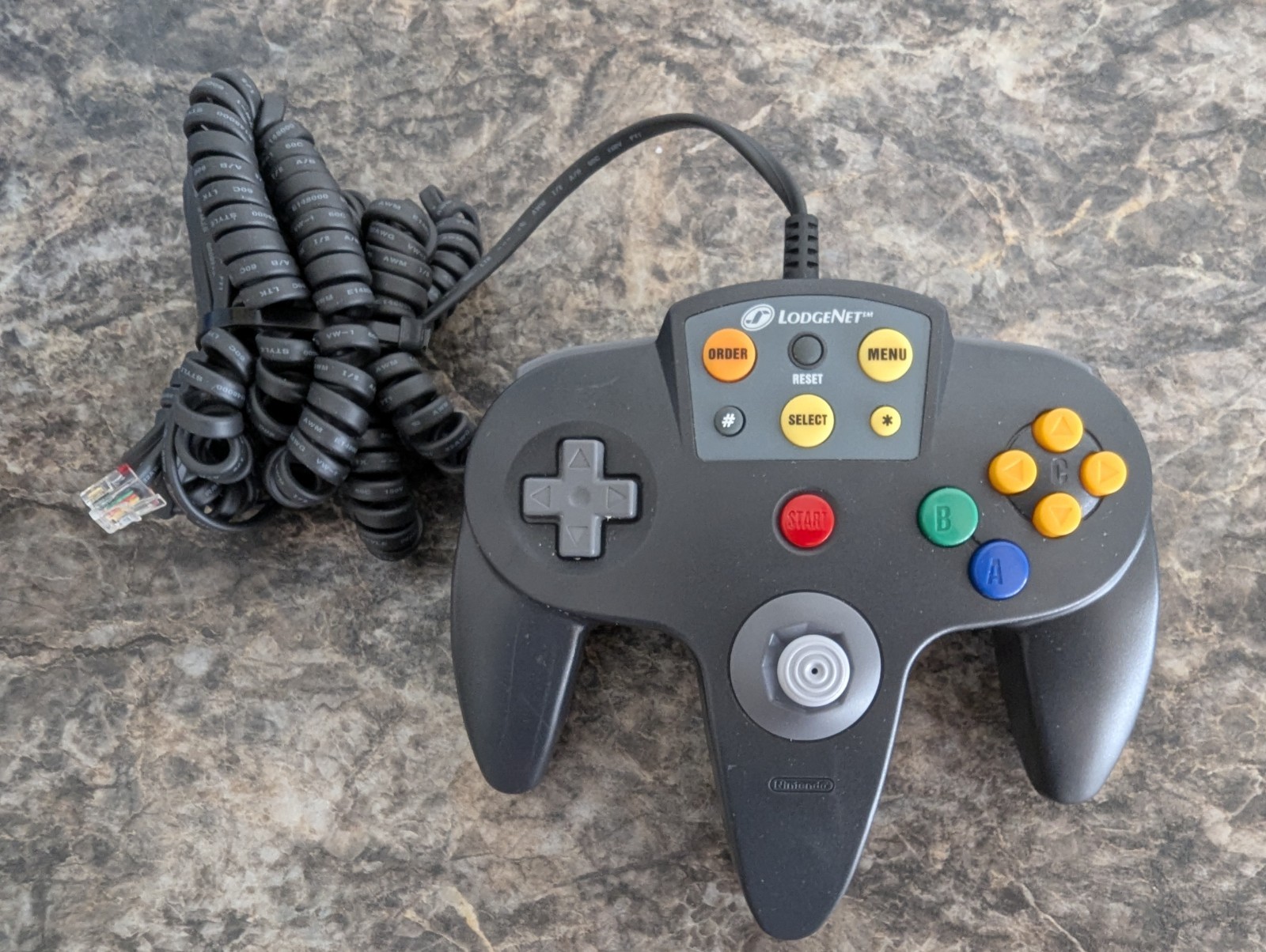 Lodgenet Nintendo 64 N64 Hotel Controller