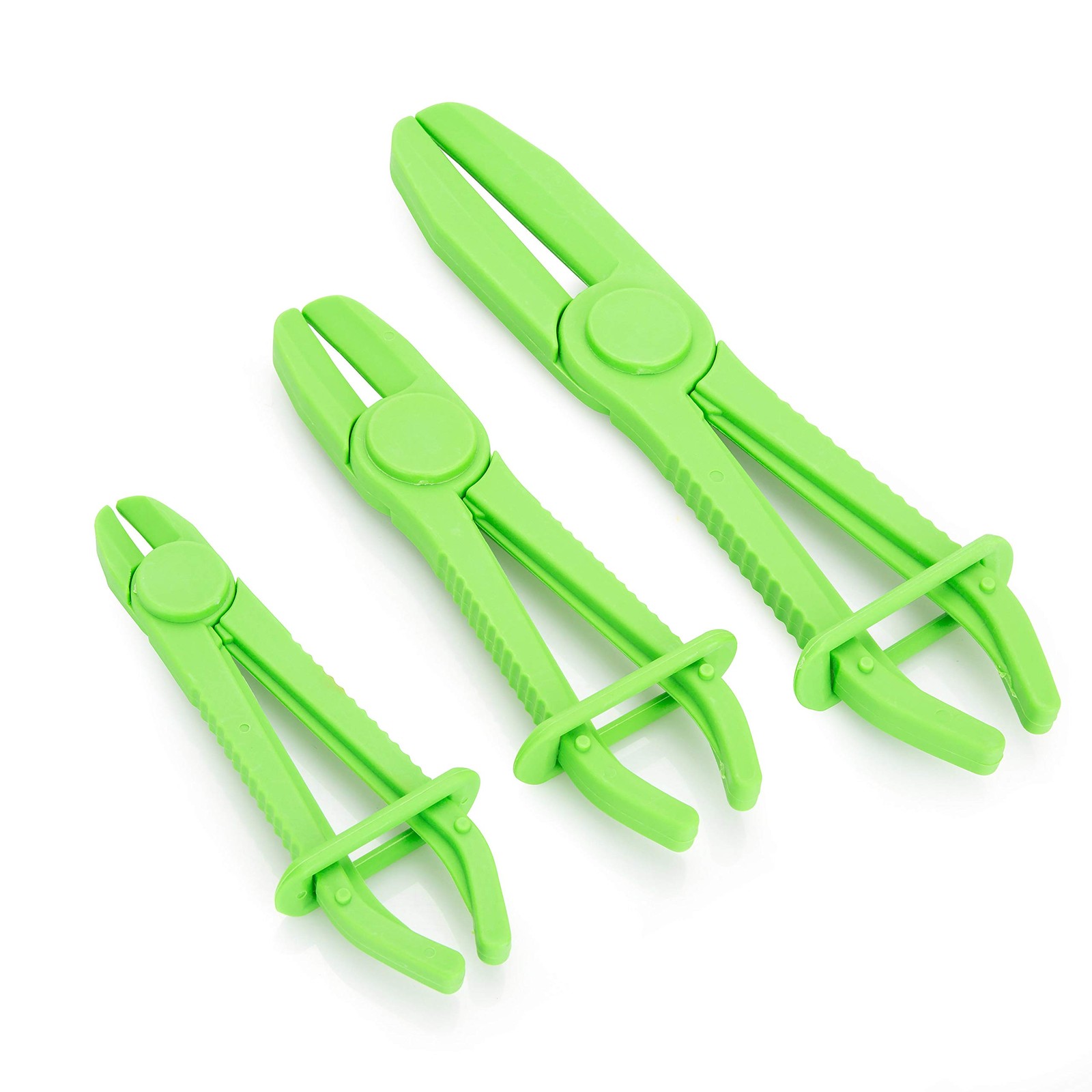 OEMTOOLS 24689 3 Piece Hose Pinching Pliers Set, Clamp 3-Piece, Green