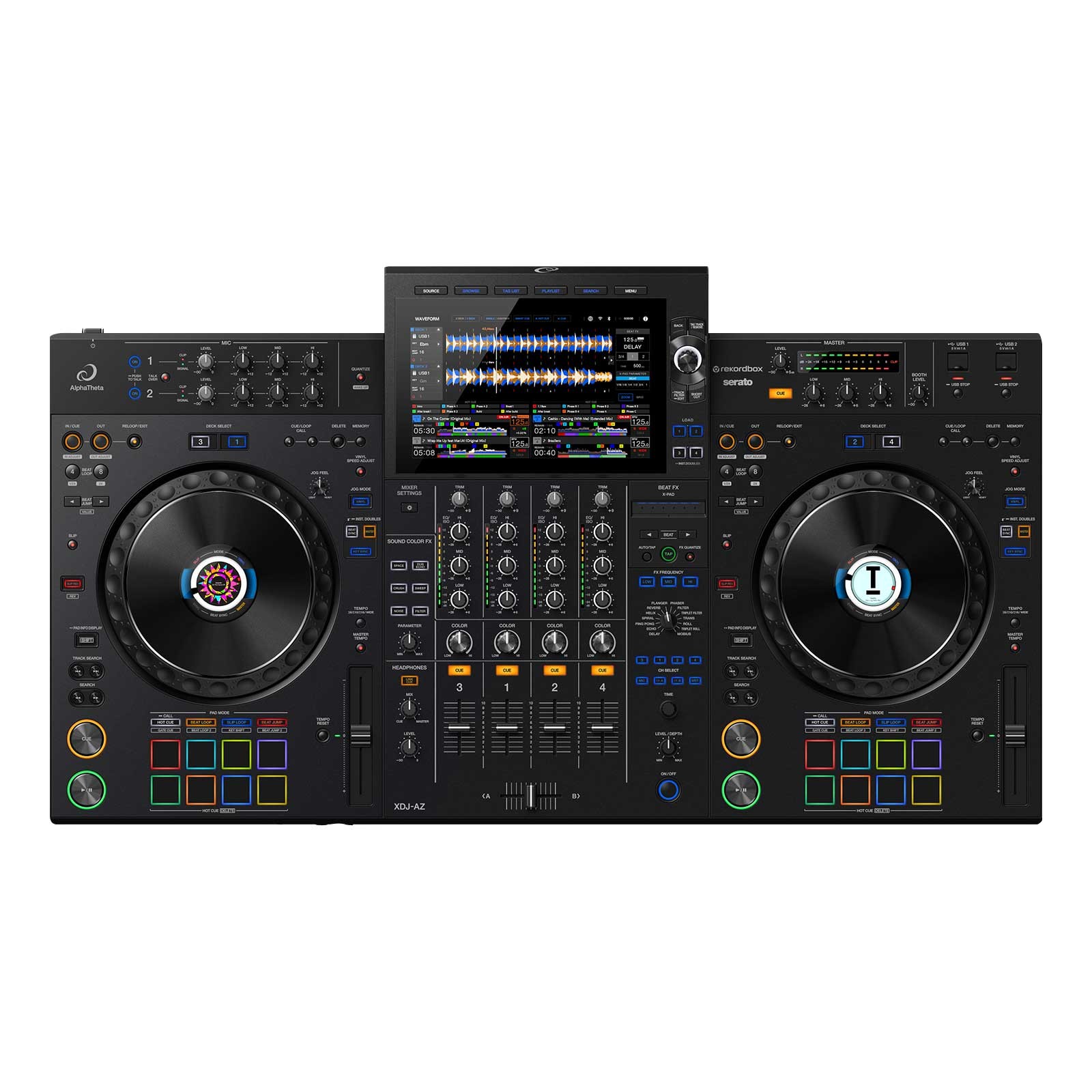 AlphaTheta XDJ-AZ All-in-One DJ System with Headliner Case Package