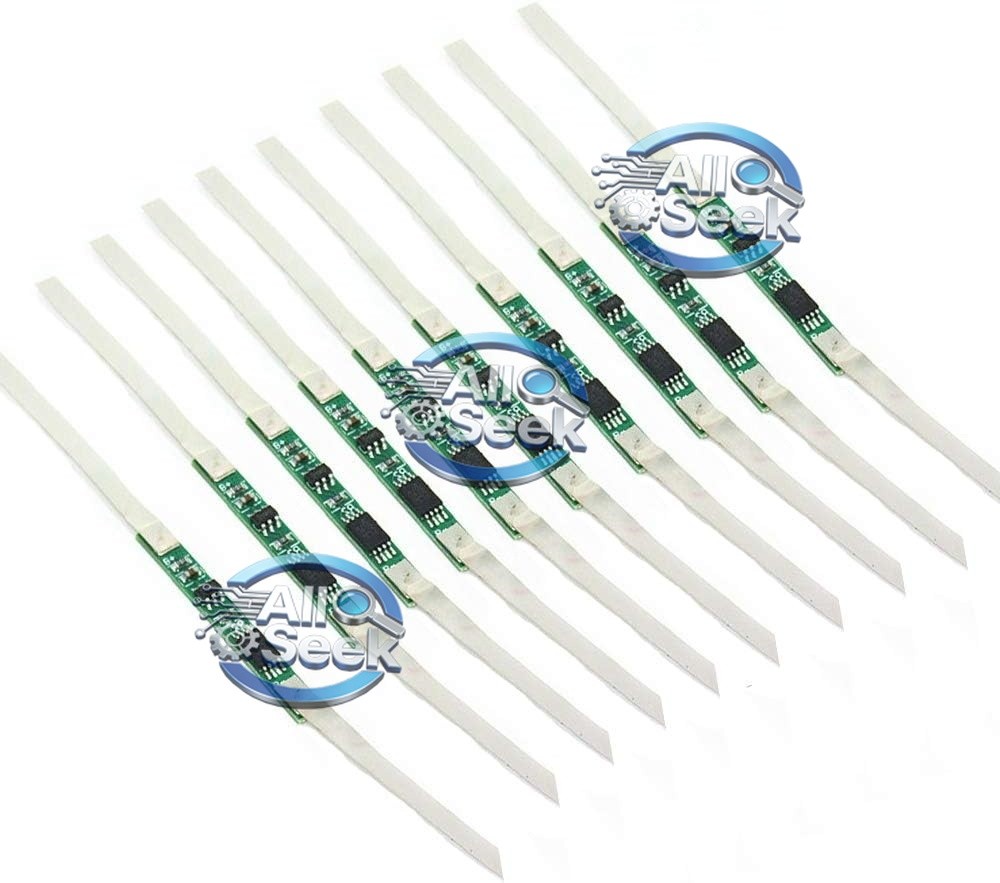 10Pcs 3A BMS Protection Board for 15 3.7V 18650 Battery