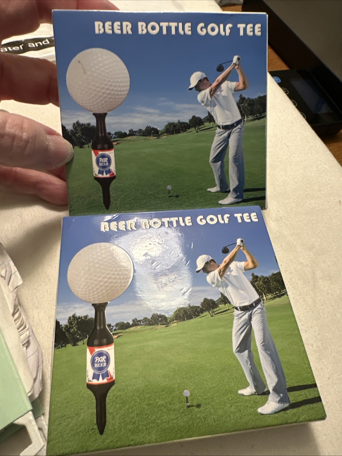 2-6pk.  Beer Bottle Golf Tees