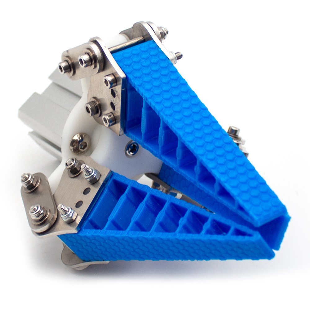 Pneumatic Three-Finger Bionic Flexible Robotic Gripper, Soft Adaptive Air Clamps
