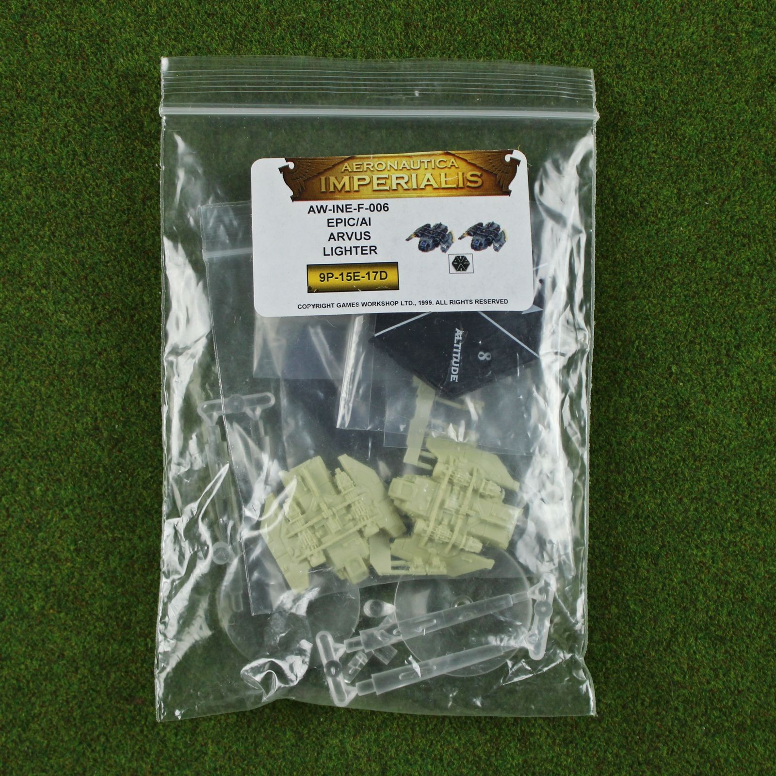 CLASSIC FORGE WORLD Aeronautica Imperialis "Arvus Lighter" - Epic 40K Lighters