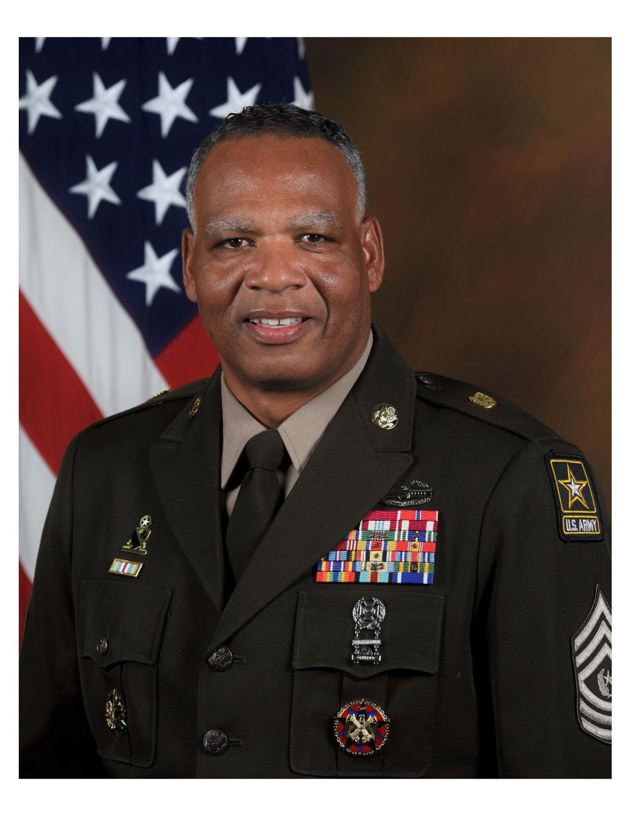 United States Army Sergeant John F. Sampa 8x10 Portrait Photo On 8.5" x 11"