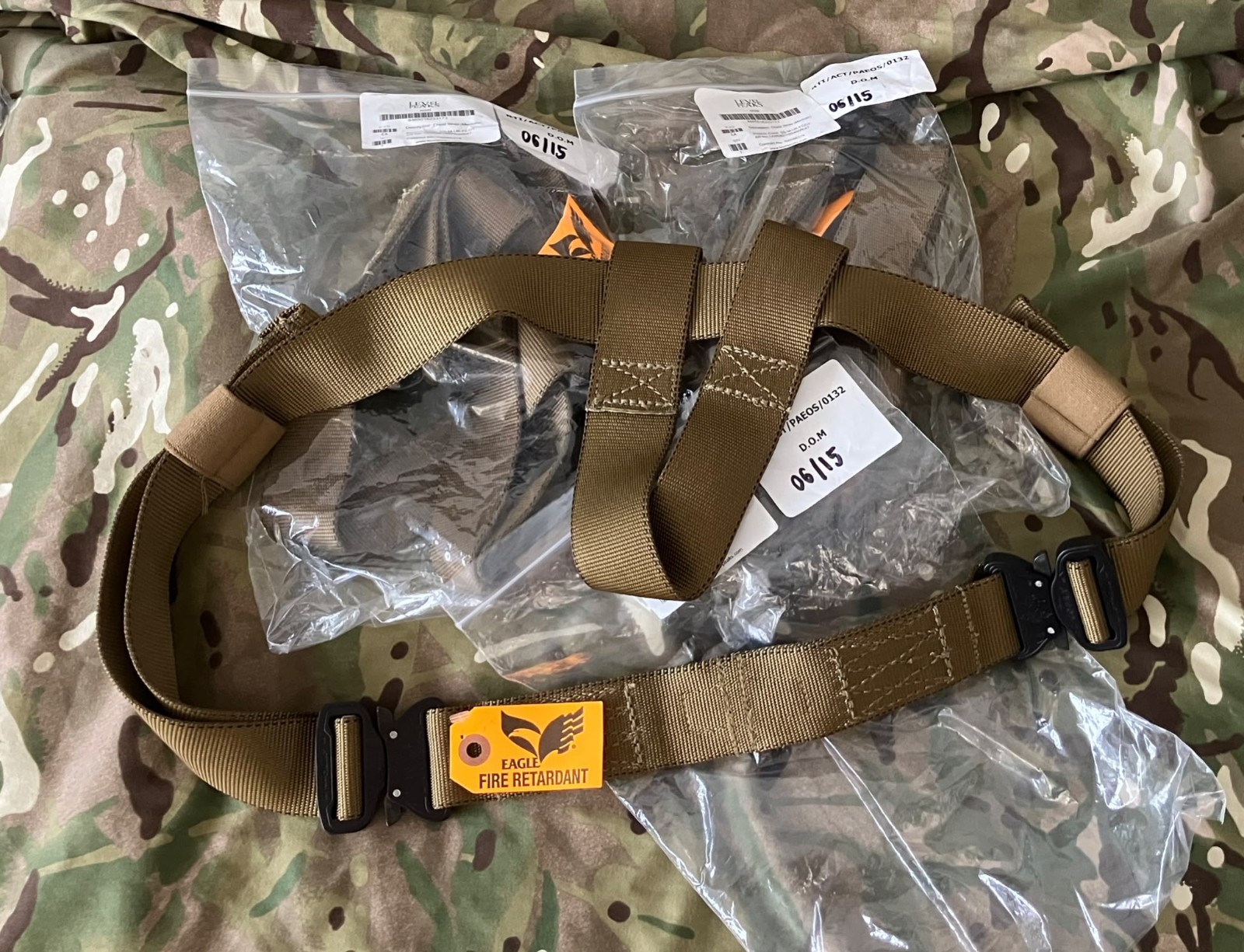 UK SPECIAL FORCES LEVEL PEAKS EAGLE INDUSTRIES CHEST STRAP X 3 NEW