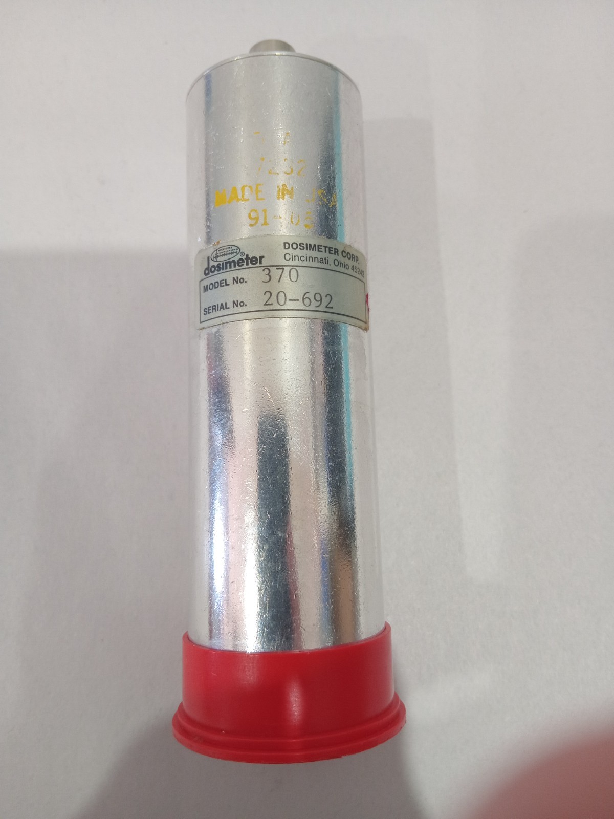 Dosimeter Model 370 EWGM (End Window Geiger Muller Tube Detector Probe)