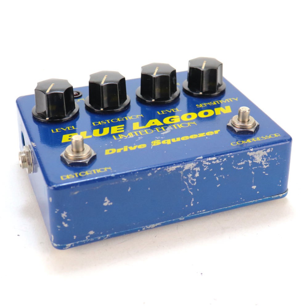 BLUE LAGOON Drive Squeezer Compressor Pedal 9505 Tested & Works