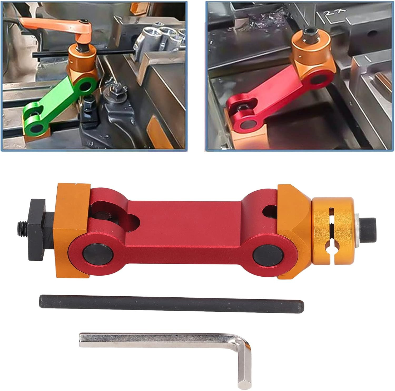 Adjustable Milling Vise Stop CNC Mill Work Part Locator Positioner Tool Machine