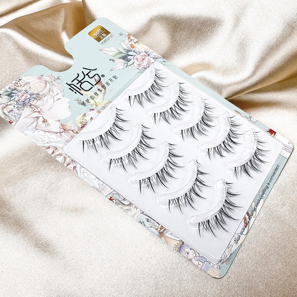 Makeup False Eyelashes for Dating & Parties - 12mm Natural Dense Lashes