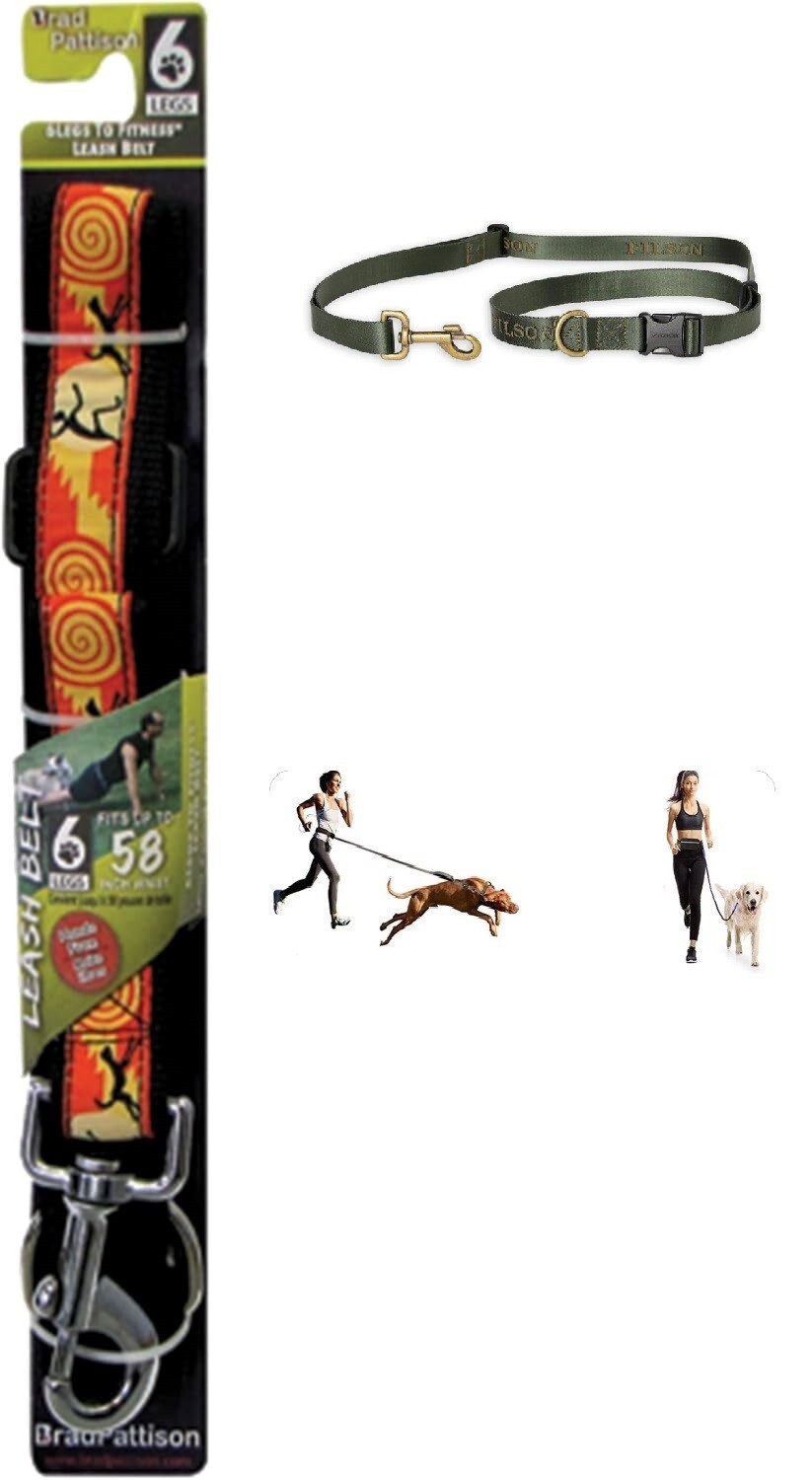 Boss Pet Brad Pattison Dog 36" Leash Belt 58" Waist Fitness Running Hands Free