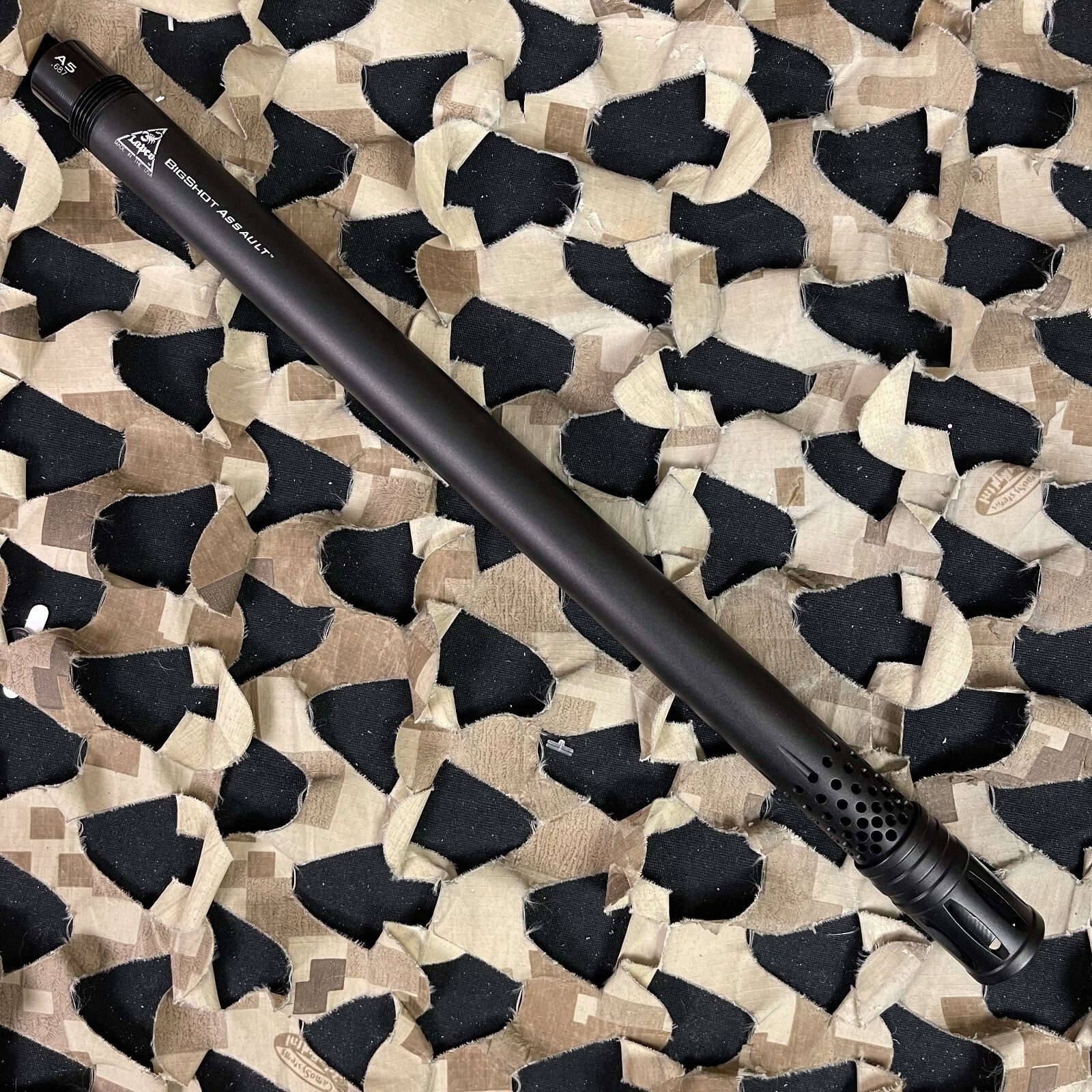 NEW Lapco Tippmann A5 Big Shot Assault Barrel - 14" - .687 - Dust Black