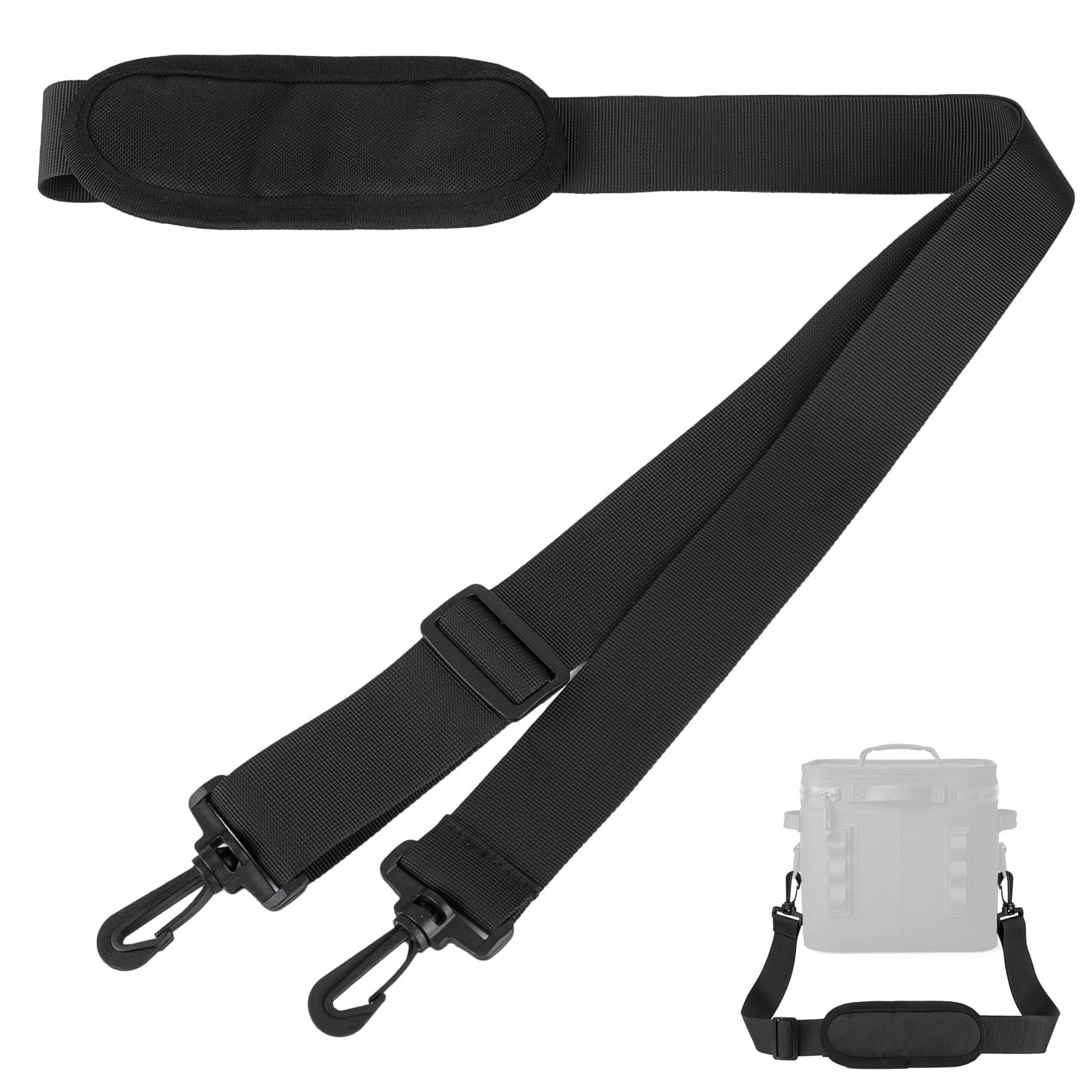 Adjustable Shoulder Strap for Cooler 63" Padded Nylon Webbing Accessories
