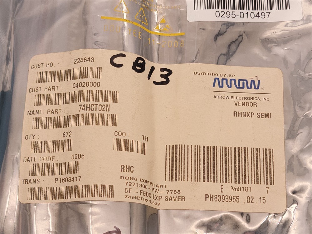 New (272pcs) 74HCT02N NXPSEMI IC Logic
