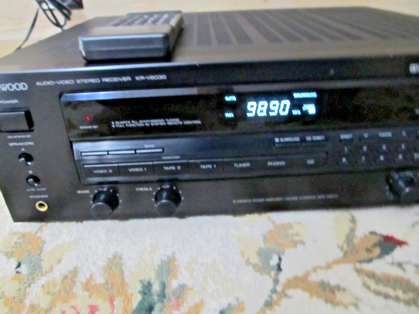 KENWOOD KR-V6030 Stereo Receiver With Remote Bundle Tested!