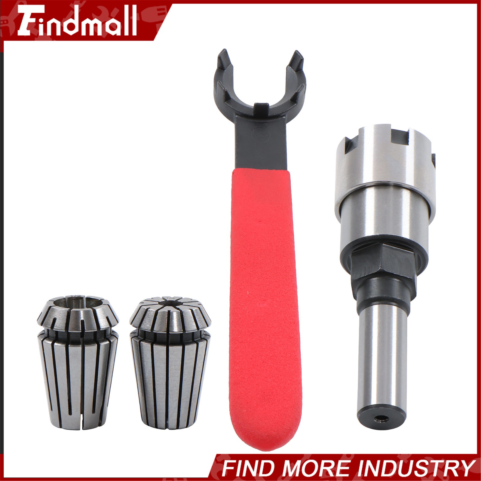 Findmall ER20 Collet Extension Chuck 1/2" Shank Router Bit Adapter Milling Tool