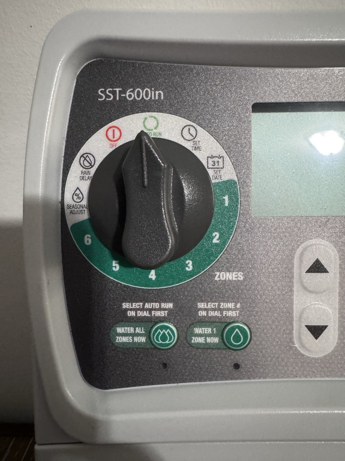 Rain Bird SST-600in 6 Station Irrigation Timer - No Power Adapter - Untested