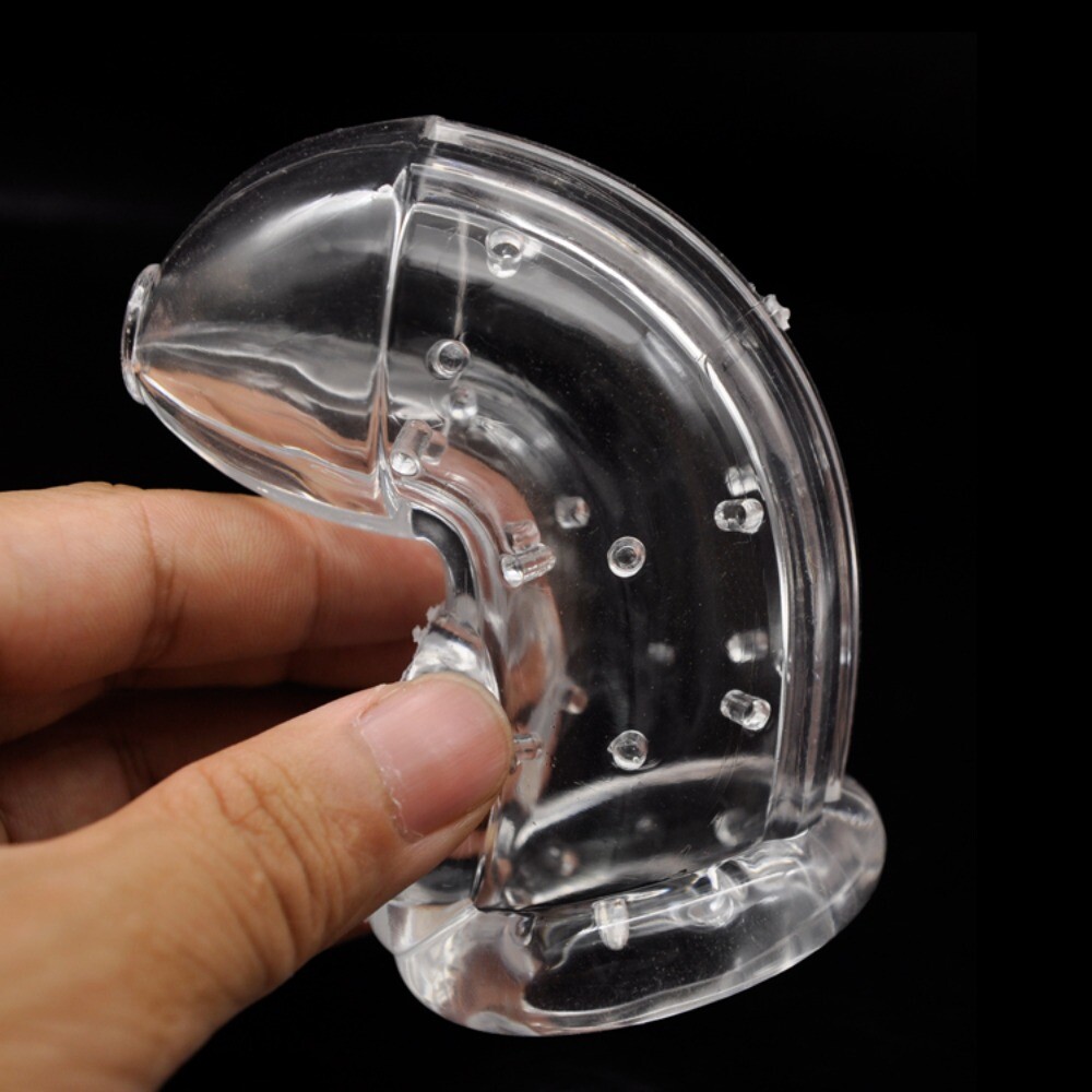 Male Chastity Restrain Abstinence Device Belt Lock Cage Trainer Men