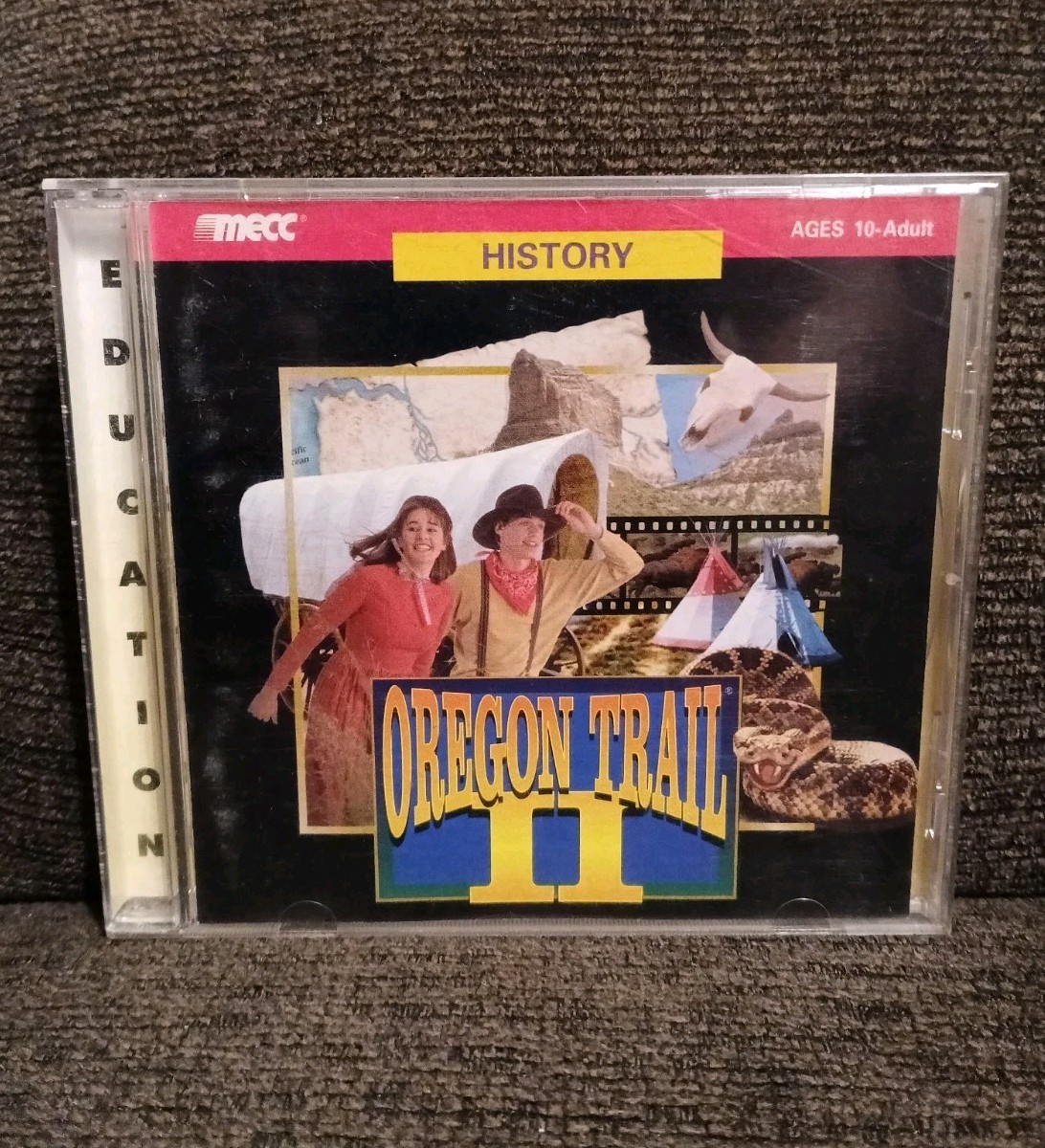 MECC Oregon Trail II V 1.3 History Educational Software CD Windows Macintosh