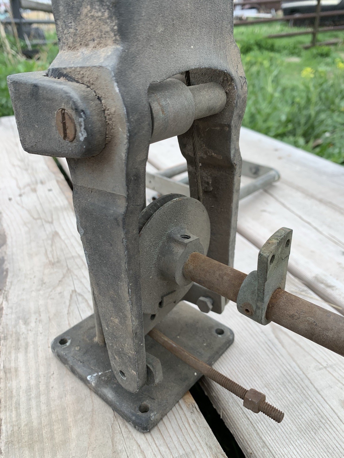 1940s Link Trainer, Pilot Trainer, Steering Control Assembly, Yoke, Foot Control