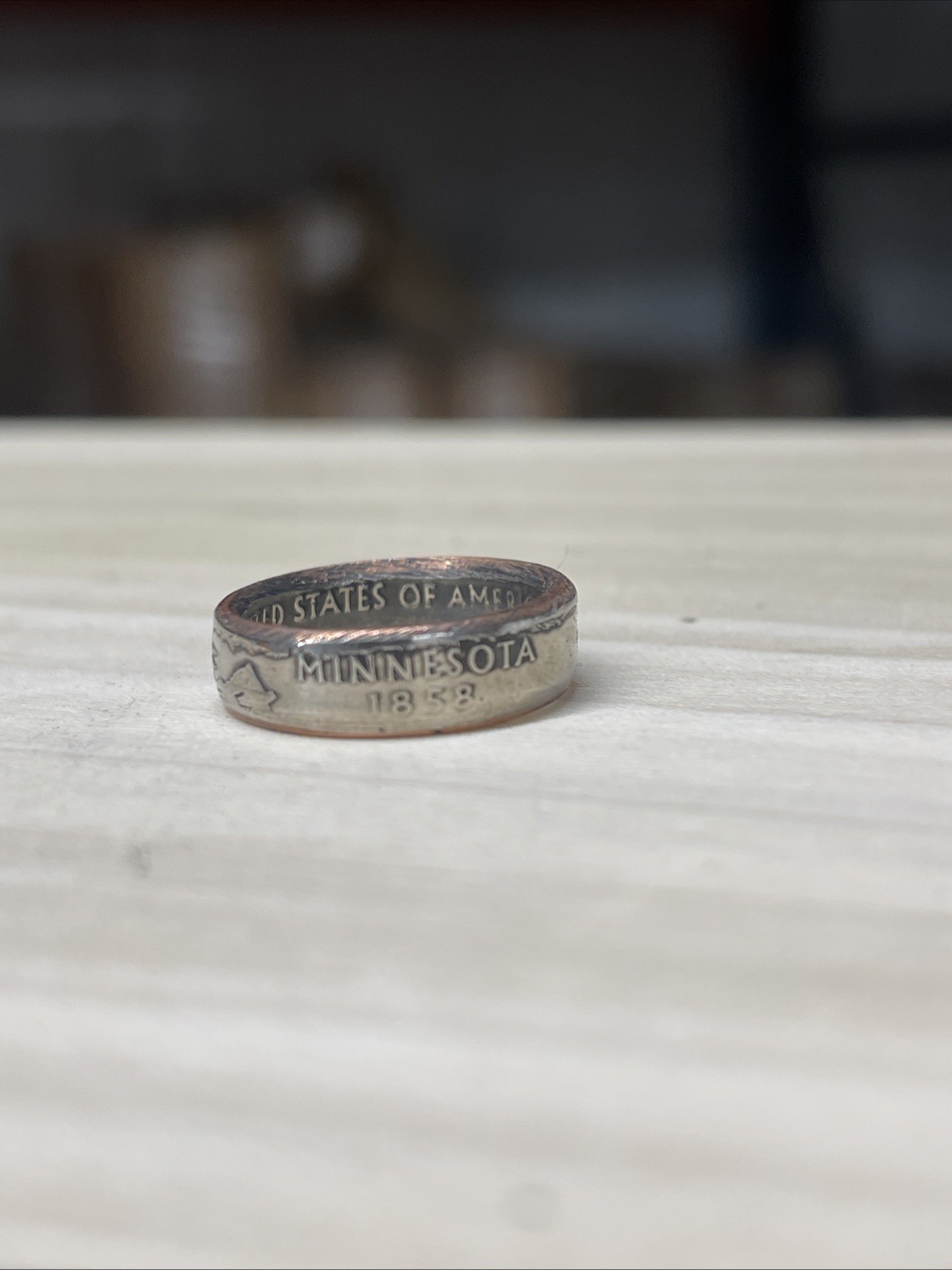 2005 Minnesota Quarter Ring Size 6