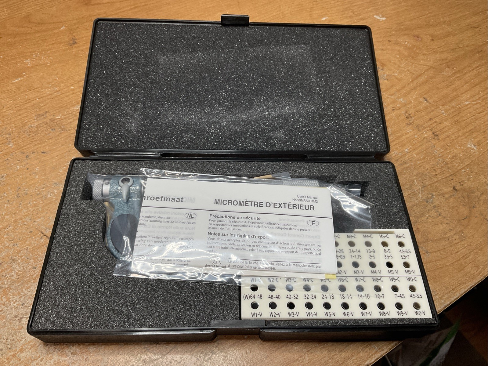 Mitutoyo 126-137 Screw Thread Micrometer