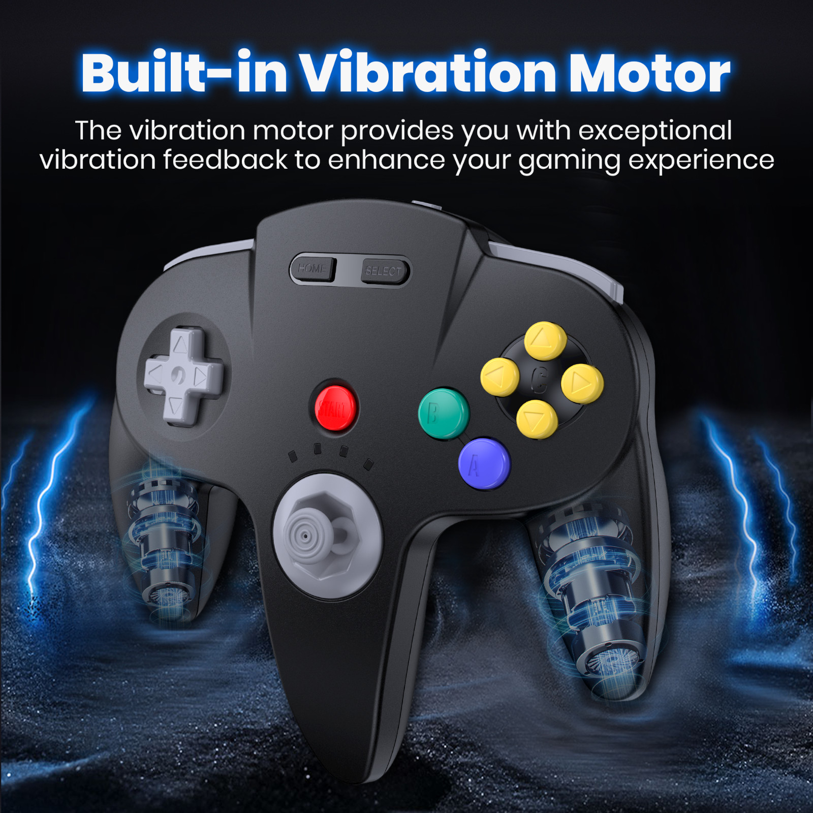 Wireless Controller Gamepad For Nintendo 64 N64 Joystick Video Game Console