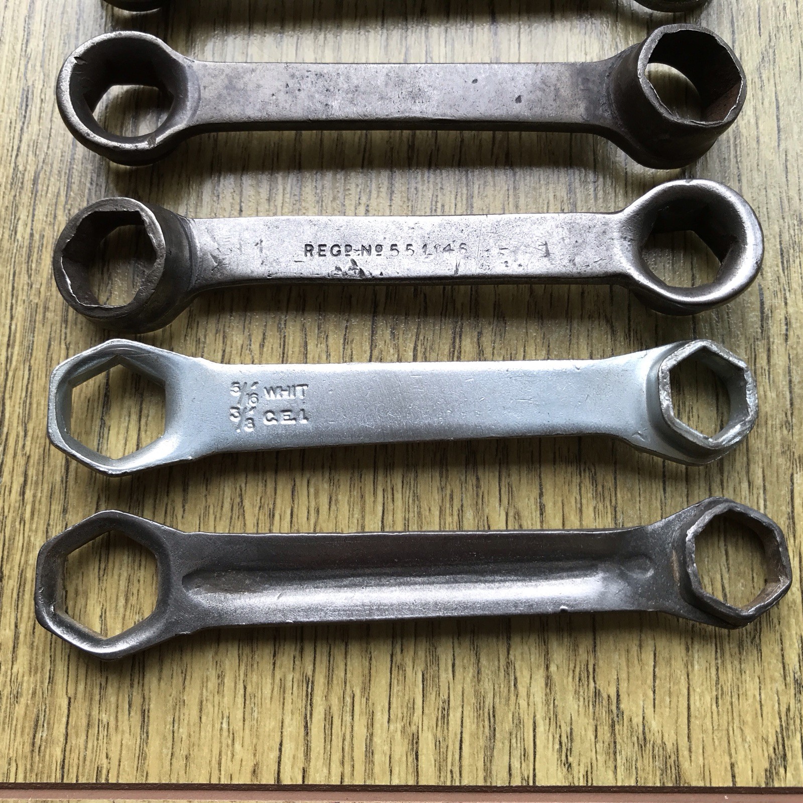 9 Vintage Classic Car Tool Kit Spanner’s