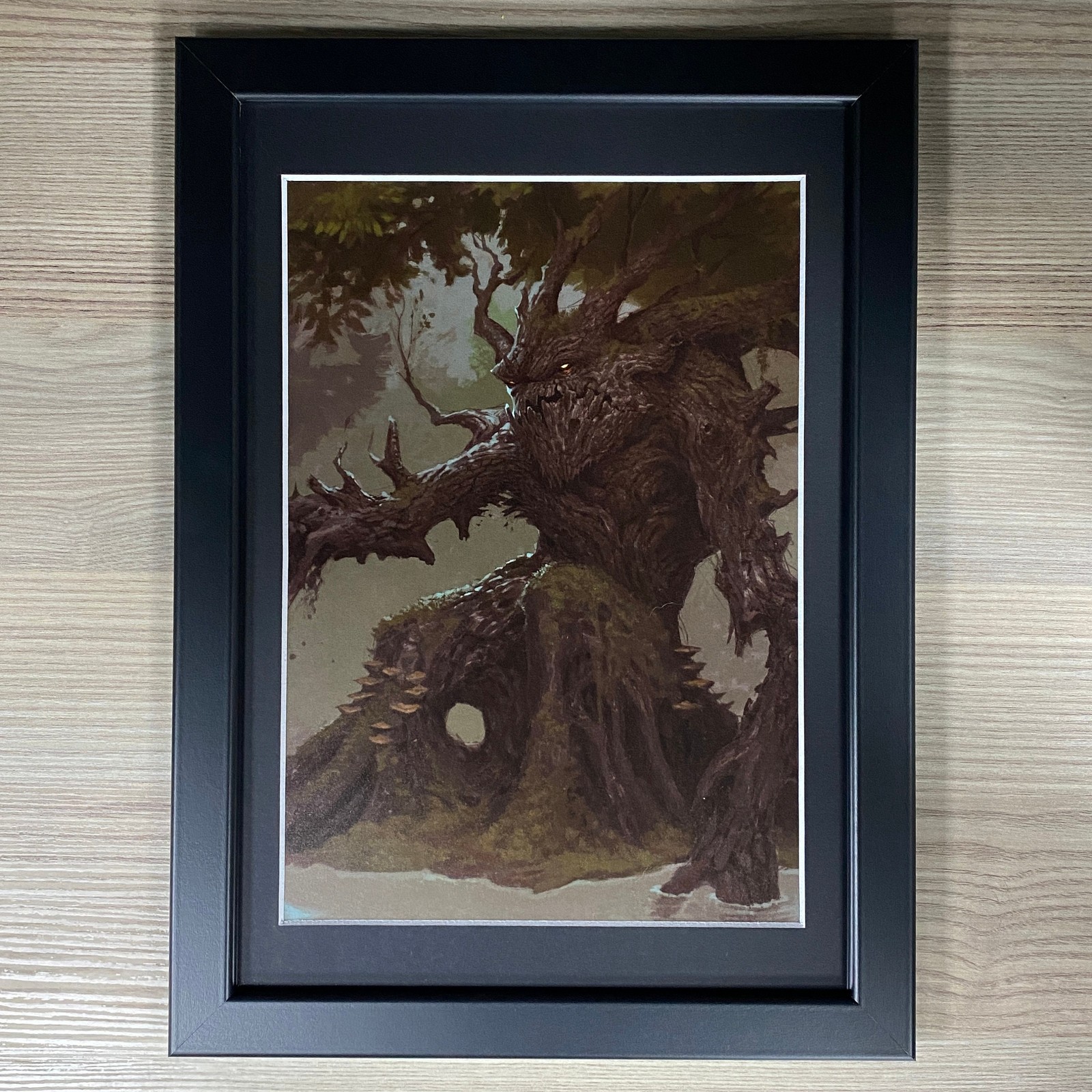 WOOD ELVES TREEMAN FRAMED ART SYLVANETH ANCIENT ENT WARHAMMER THE OLD WORLD AOS