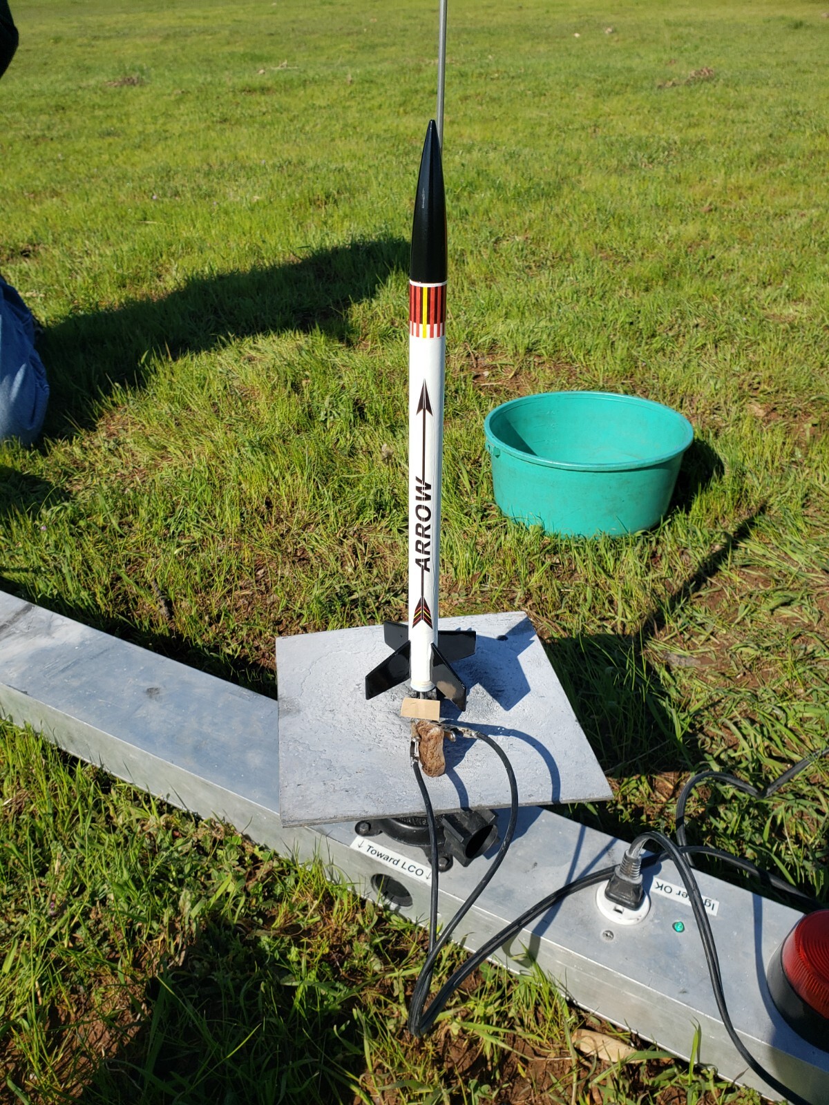 Arrow Flying Model Rocket Kit from Bad Boy Rocketry entry level rocket kit