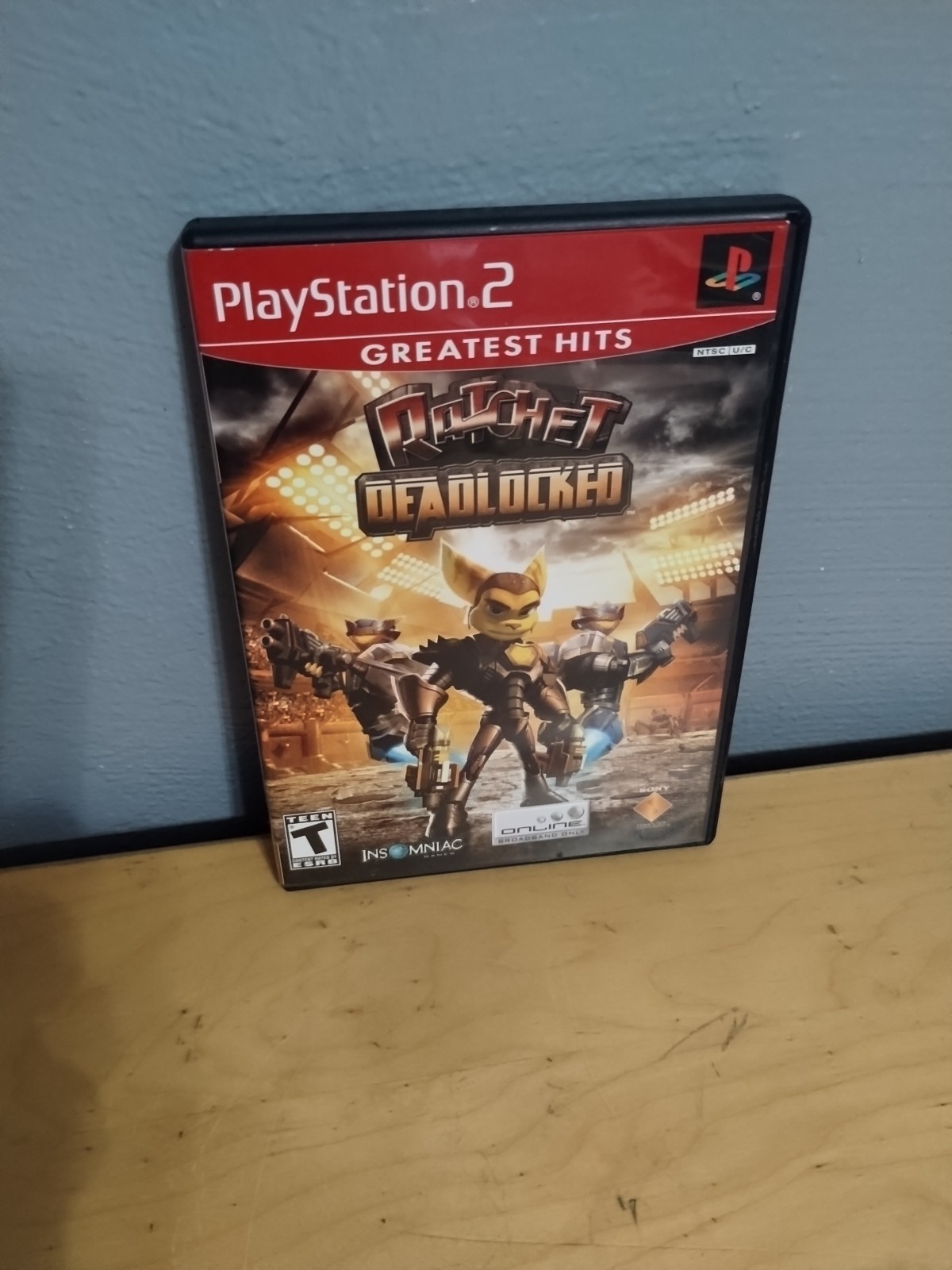 Sony PlayStation PS2 Ratchet Deadlocked (2005) Case & Manual Only (No Game)