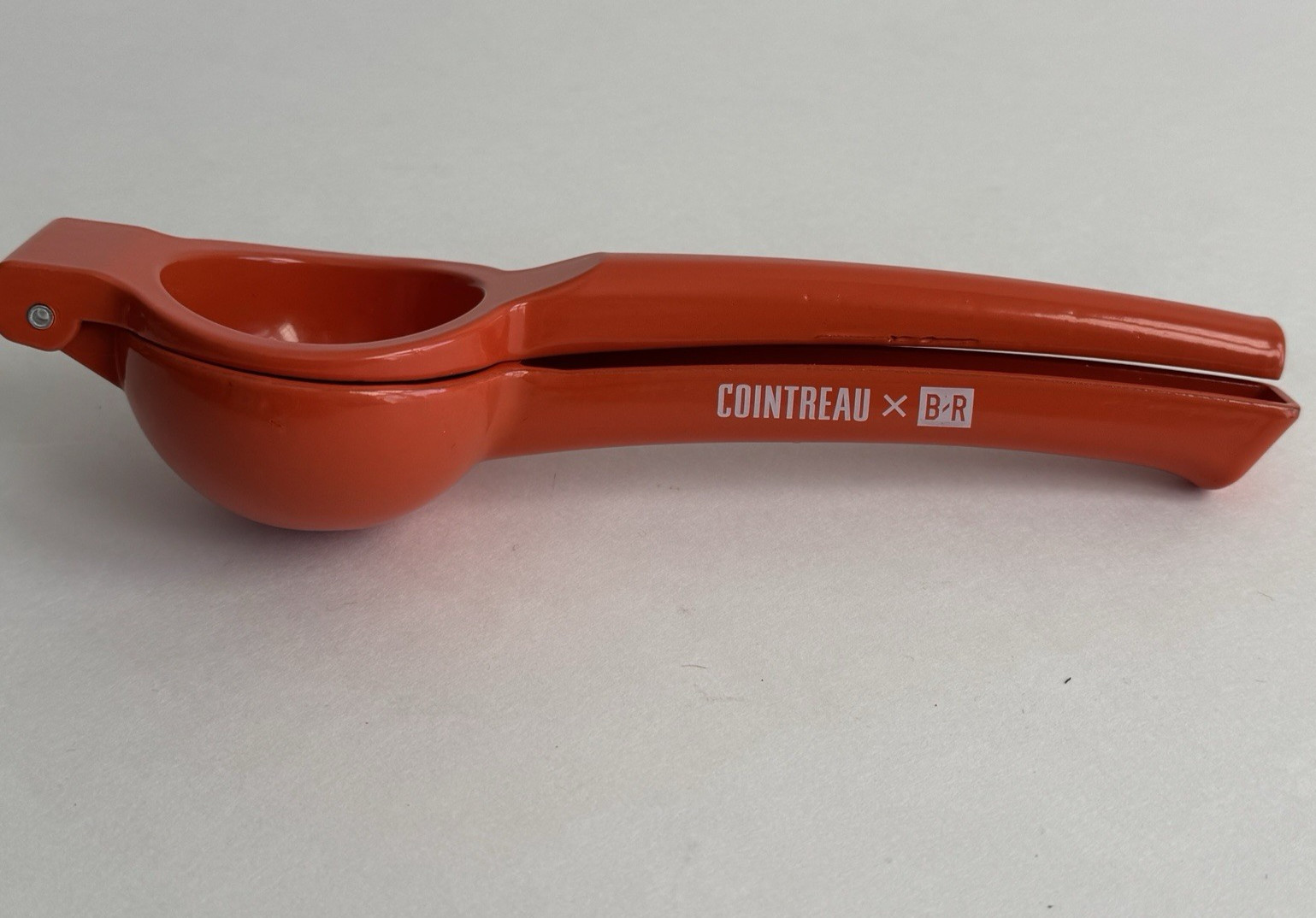 Cointreau x B-R Orange Metal Lime Squeezer Juicer Advertising Barware