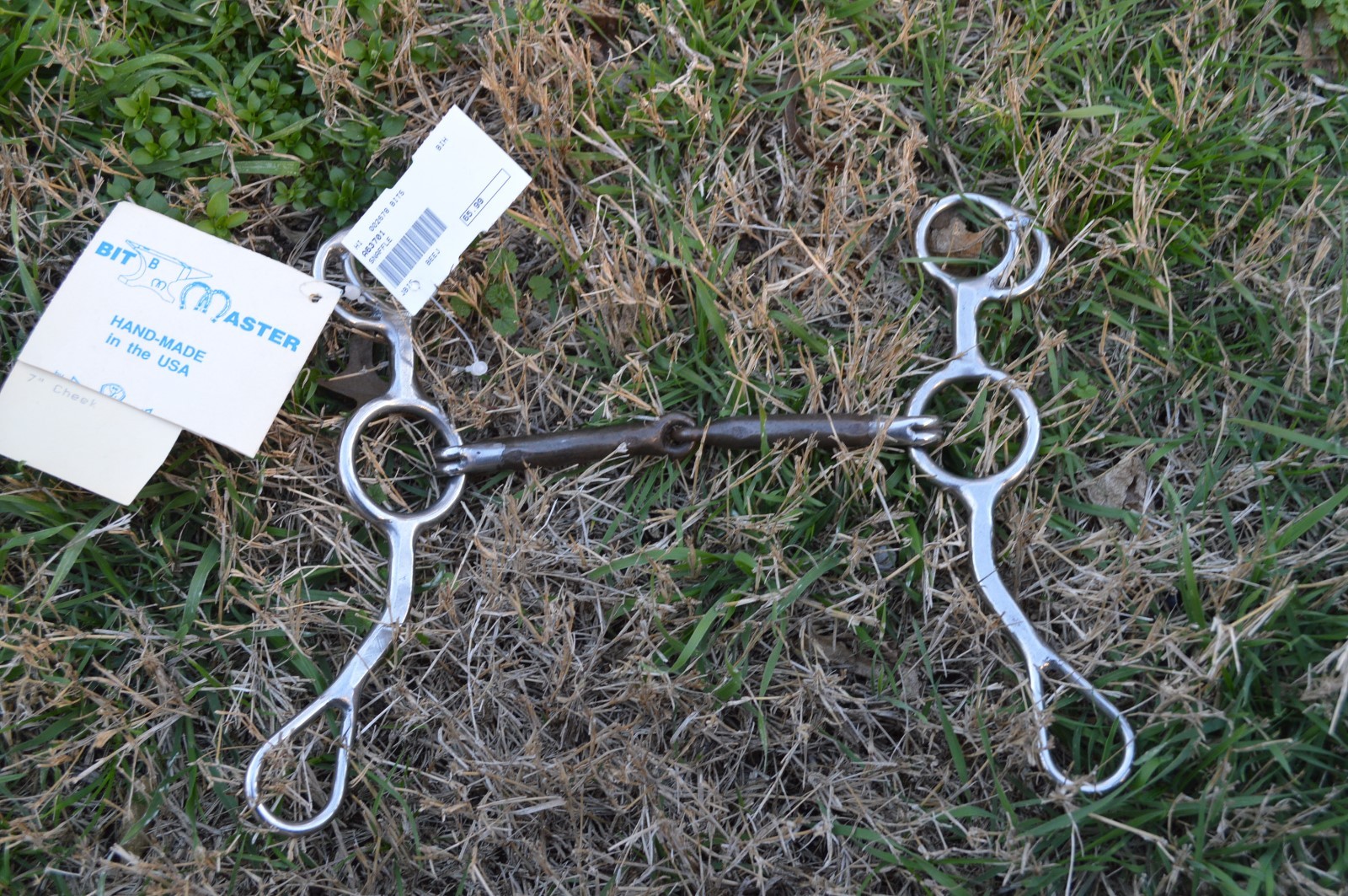 Big Horn sweet Bit Master Tac Horse Bit A63701 Mouthpiece Snaffle $66 retail