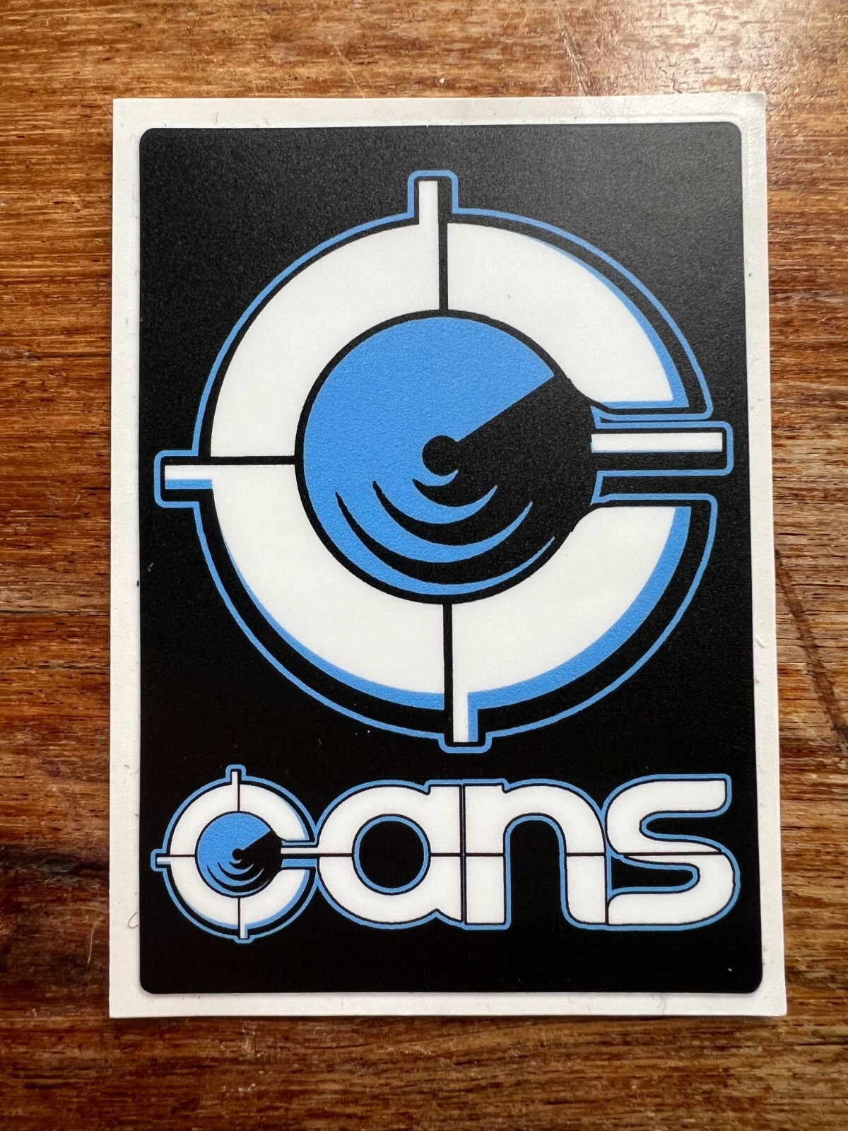 Blue Can Logo Sticker