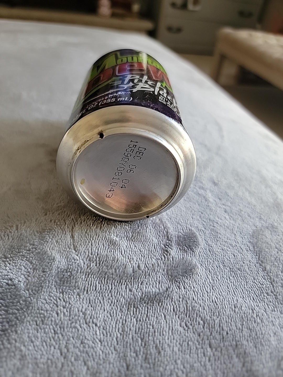 Mountain Dew Pitch Black Can - Limited Edition - Pop-top Unopened empty can