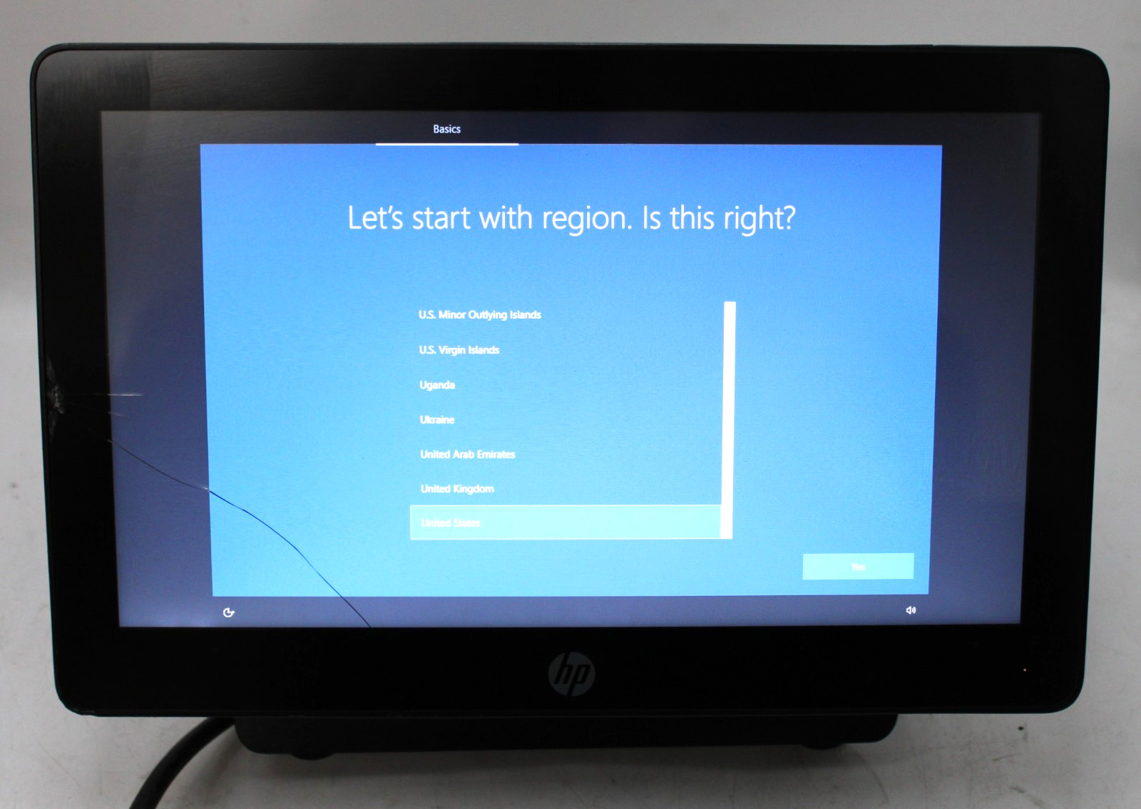 HP RP2 2030 POS Terminal Pent J2900 2.41GHz 8GB 256GB SSD WIN10 + Stand *READ*