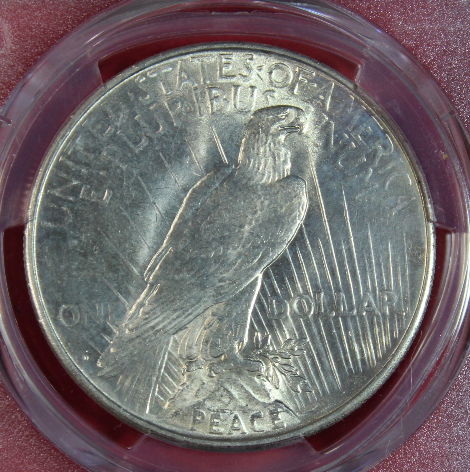 1934-D PEACE DOLLAR PCGS MS62