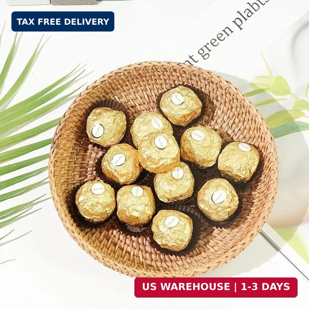 Small Round Keys Basket for Entryway Woven Baskets for Organizing Tabletop Decor