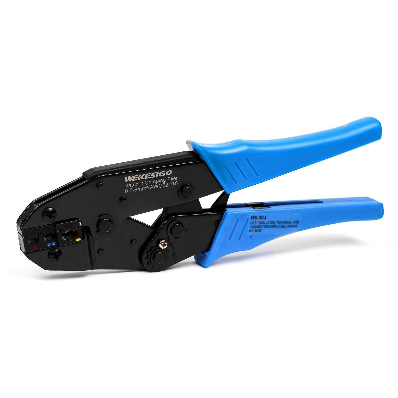 Crimping Tool Insulated Wire Crimper Pliers Connectors Ratcheting Butt Terminal