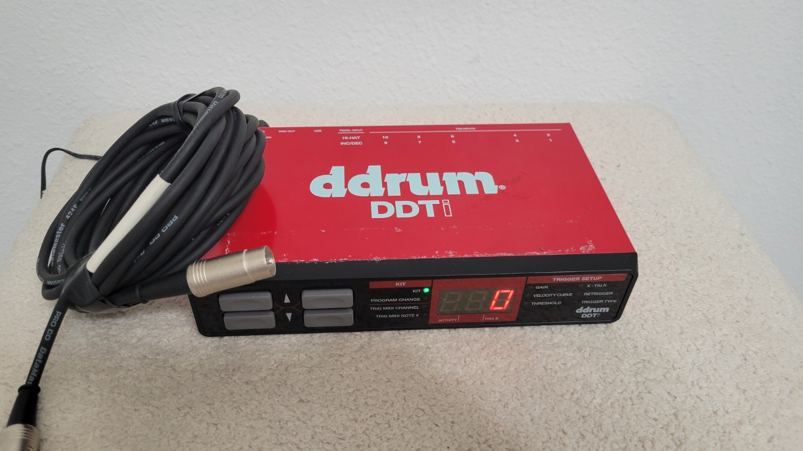 Ddrum DDTi USB/MIDI Drum Trigger Interface Percussion Pad Controller