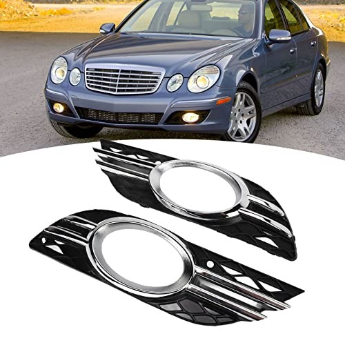 2PCront Fog Light Grille Cover T 2118850922 Replacement for E320 E350 E550
