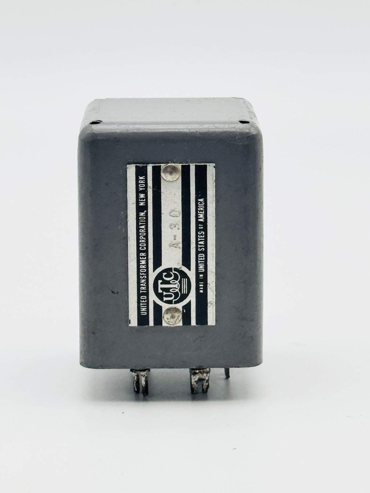Vintage UTC A-30 A30 Tube Amplifier Reactor Audio Choke Transformer H4