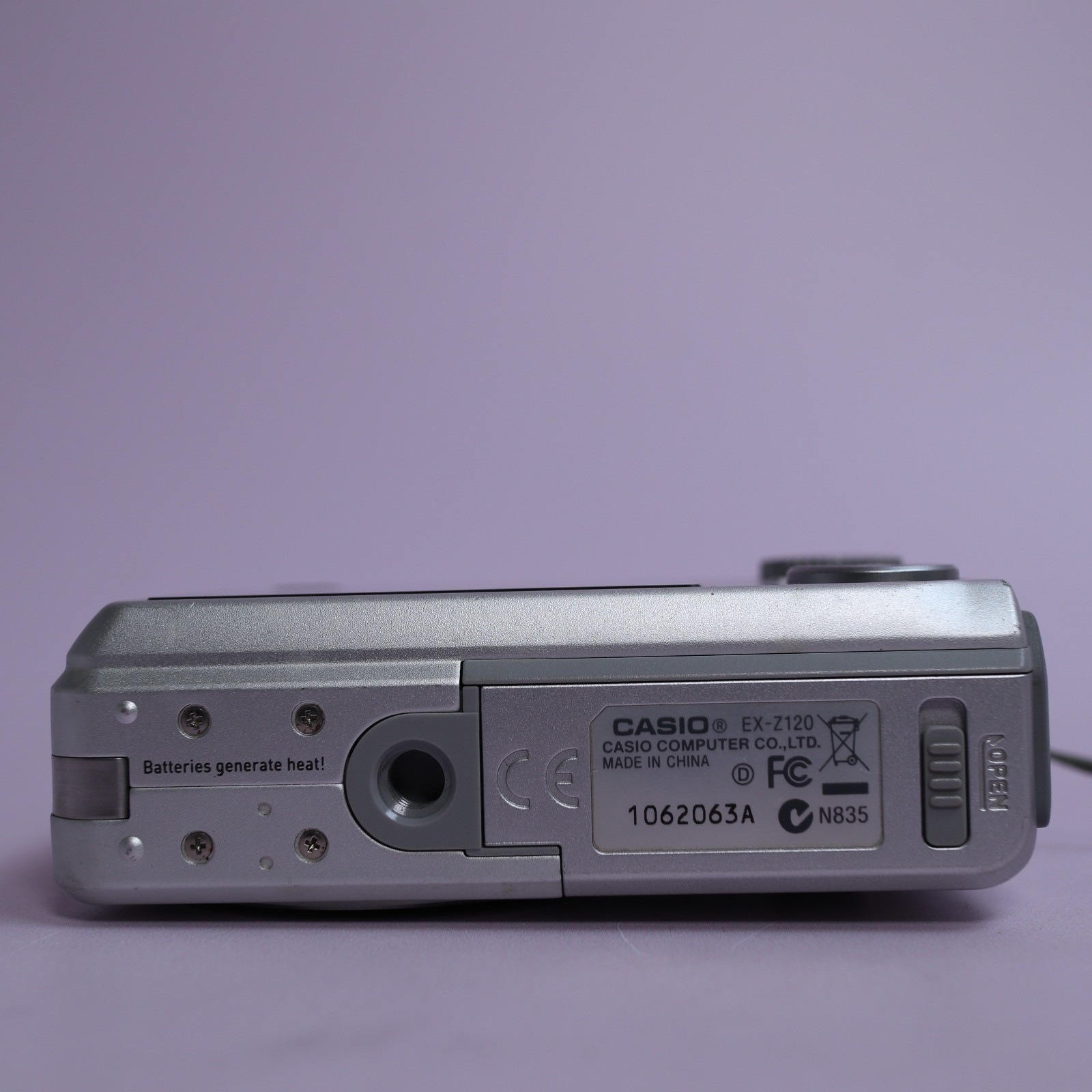 Casio Digital Camera Exilim EX-Z120 7.2MP Silver Tested